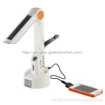 Emergency crank mobile phone charger